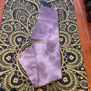 Leggings tie dye lavender leggings